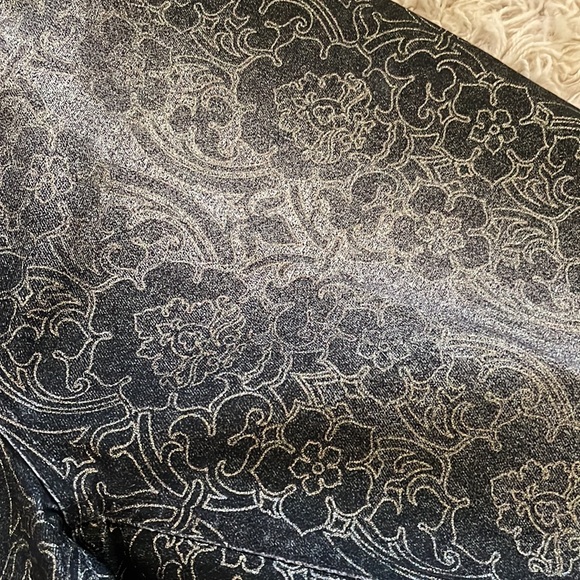 ROBERTO CAVALLI Jeans, Size Large Gold Jacquard Vintage RARE! Made in Italy NWOT - Picture 11 of 15